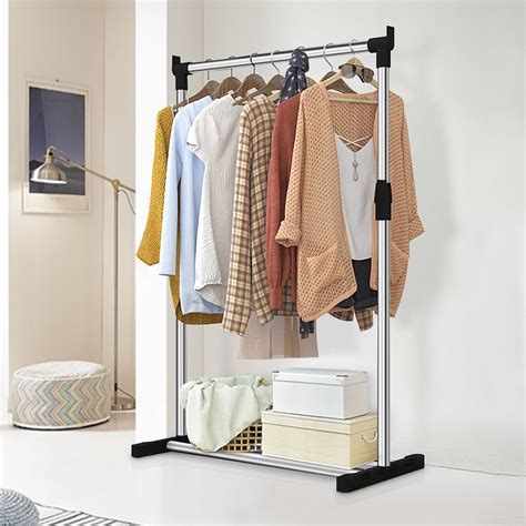 rolling garment rack|More.